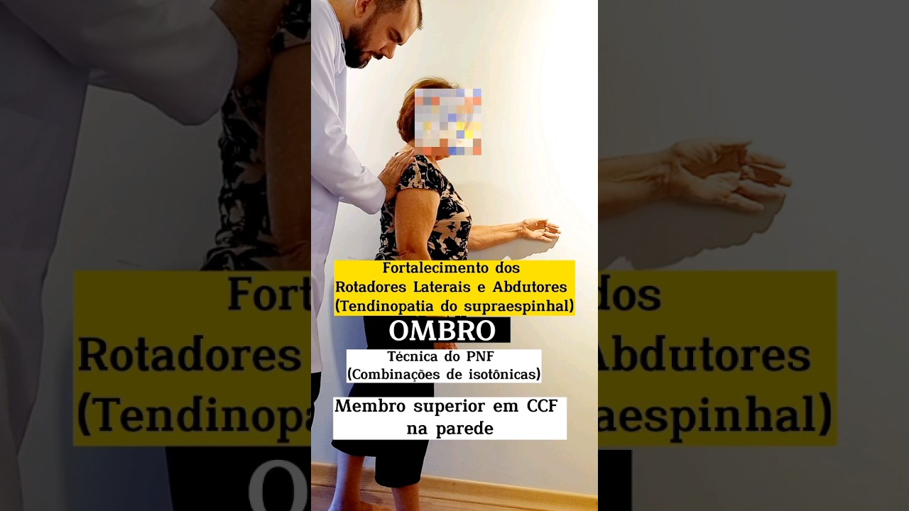 Tendinopatia do ombro. PNF  #supraespinhal #tendinite #dornoombro #pnf #jaimegalvao #fisio #dica