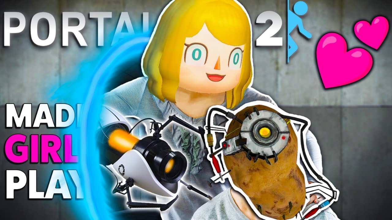 Заставил свою девушку играть в Portal 2