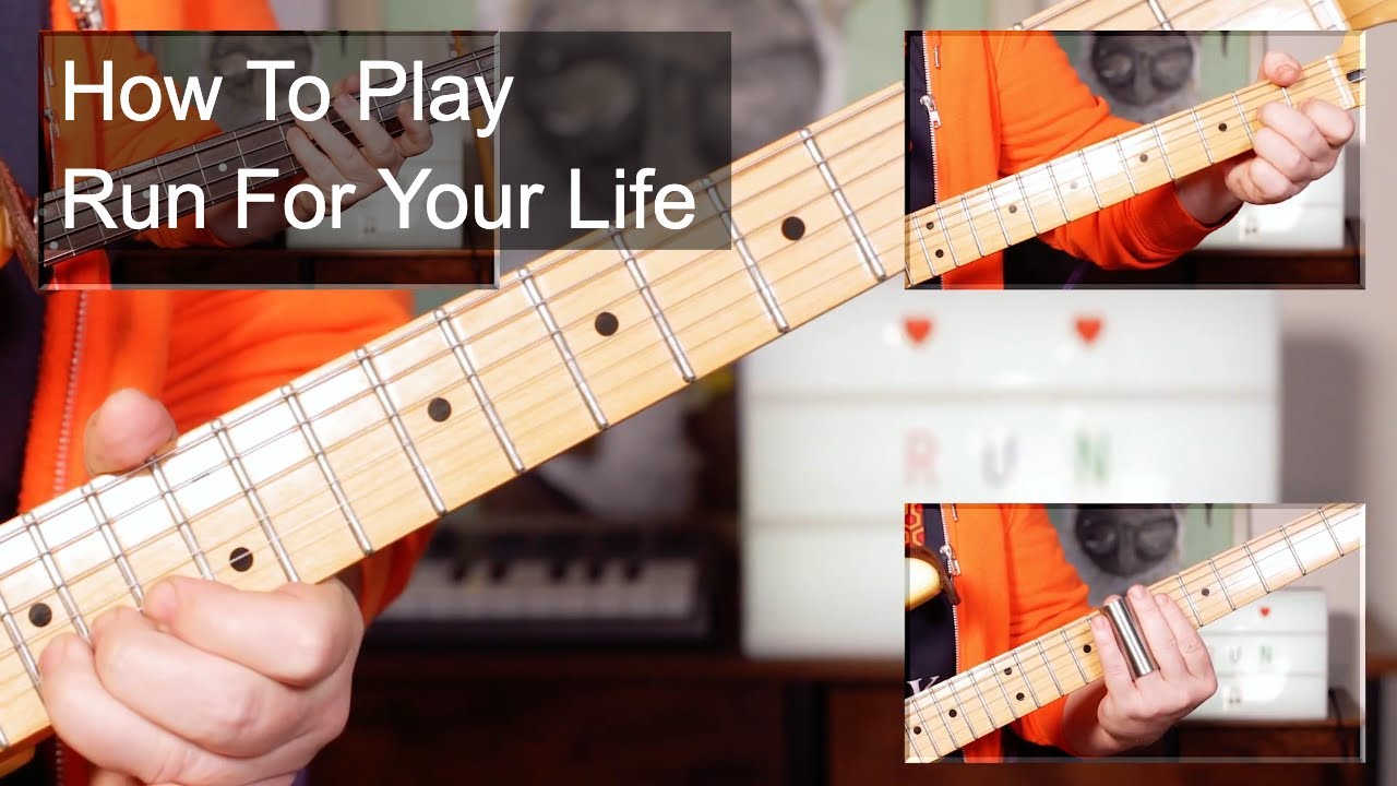 'Run For Your Life' The Beatles Guitar & Bass Lesson