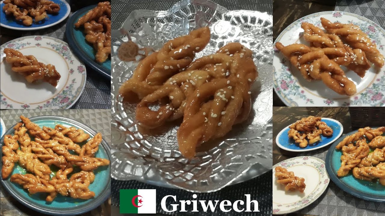 How to Make Algerian Griwech Pastries || STFR