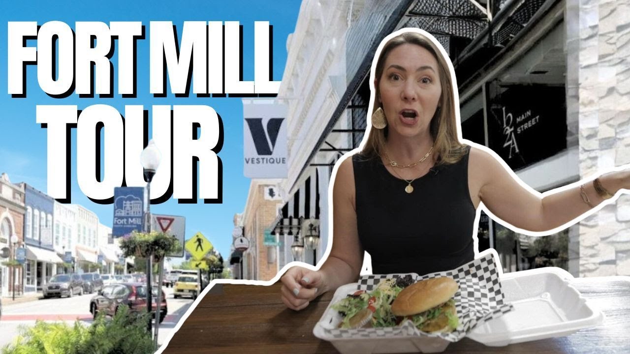 South Carolina's Secret town | Tour of Fort Mill SC | Best Hoods In Charlotte
