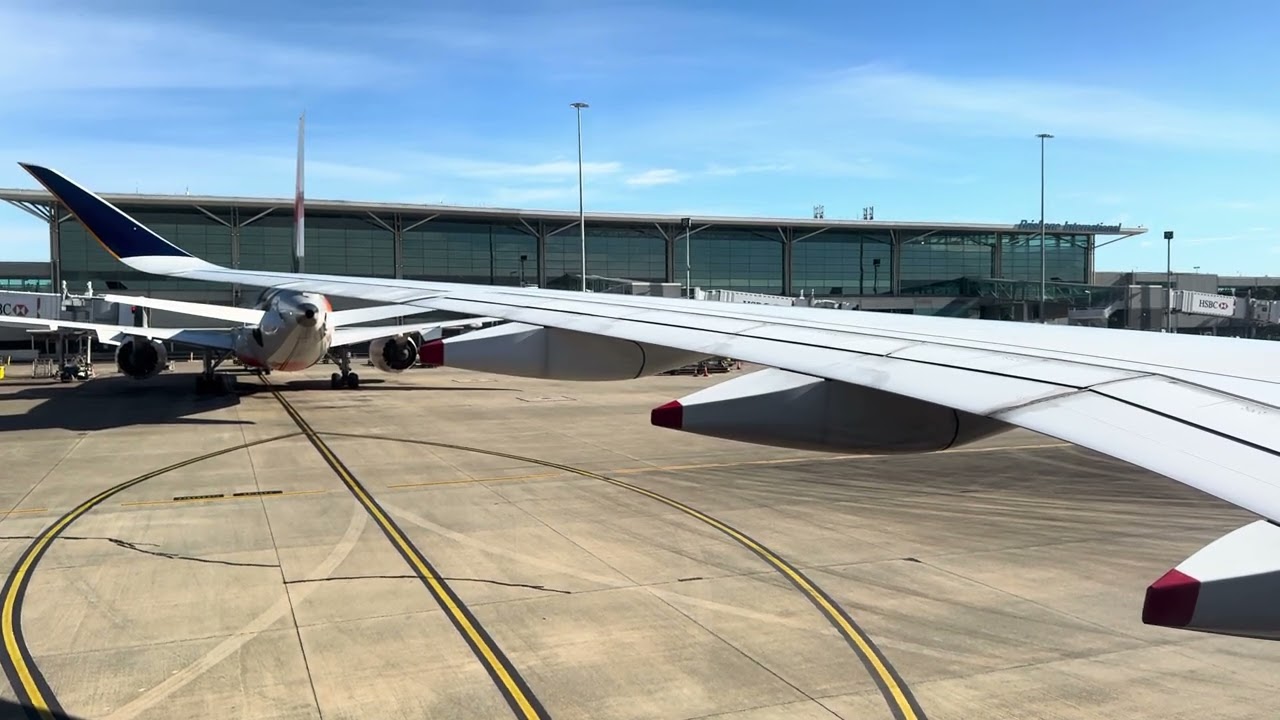 [4K] Singapore Airlines Airbus A350 Pushback + Engine Start @ BNE