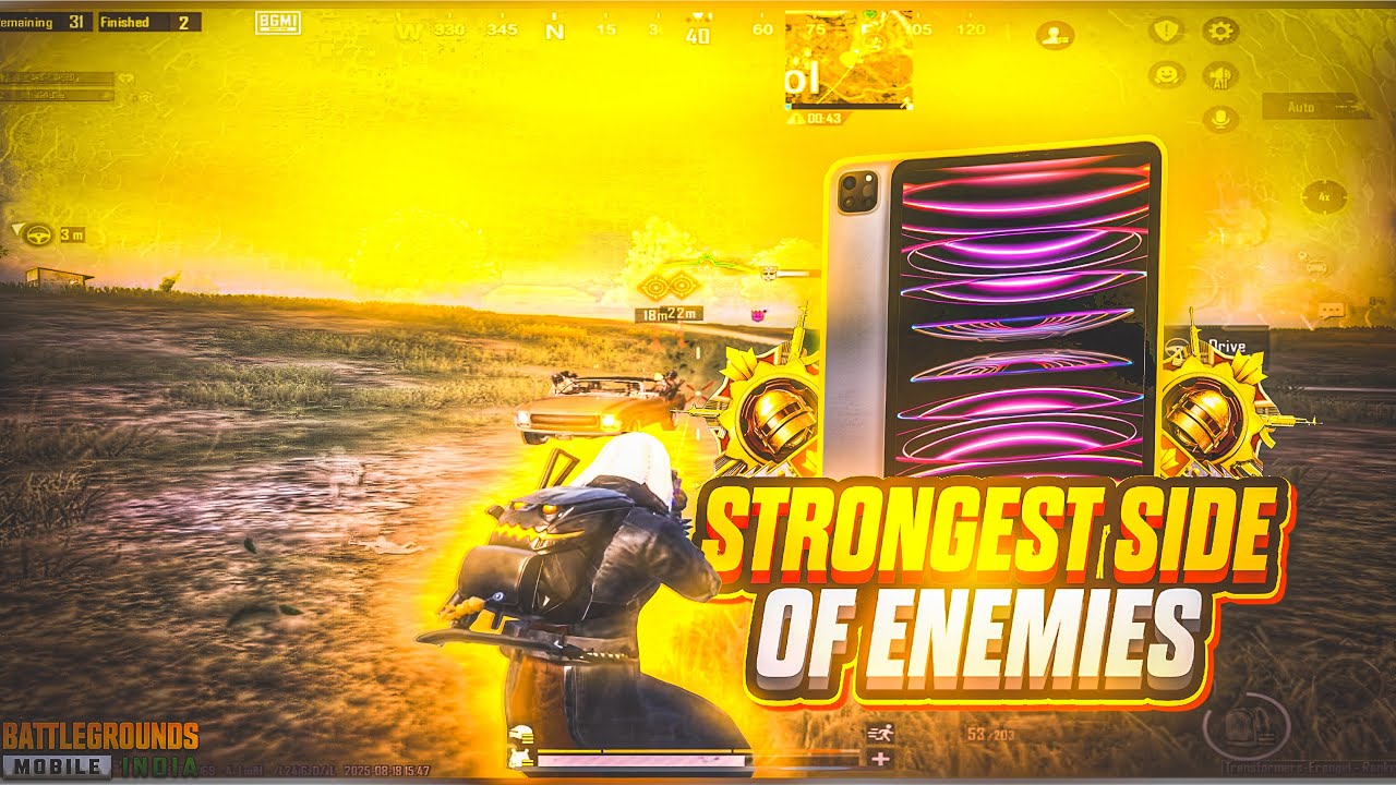 STRONG SIDE OF ENEMIES 🤬| BGMI (BEST CLUTCHES) 6 FINGER PLAYER