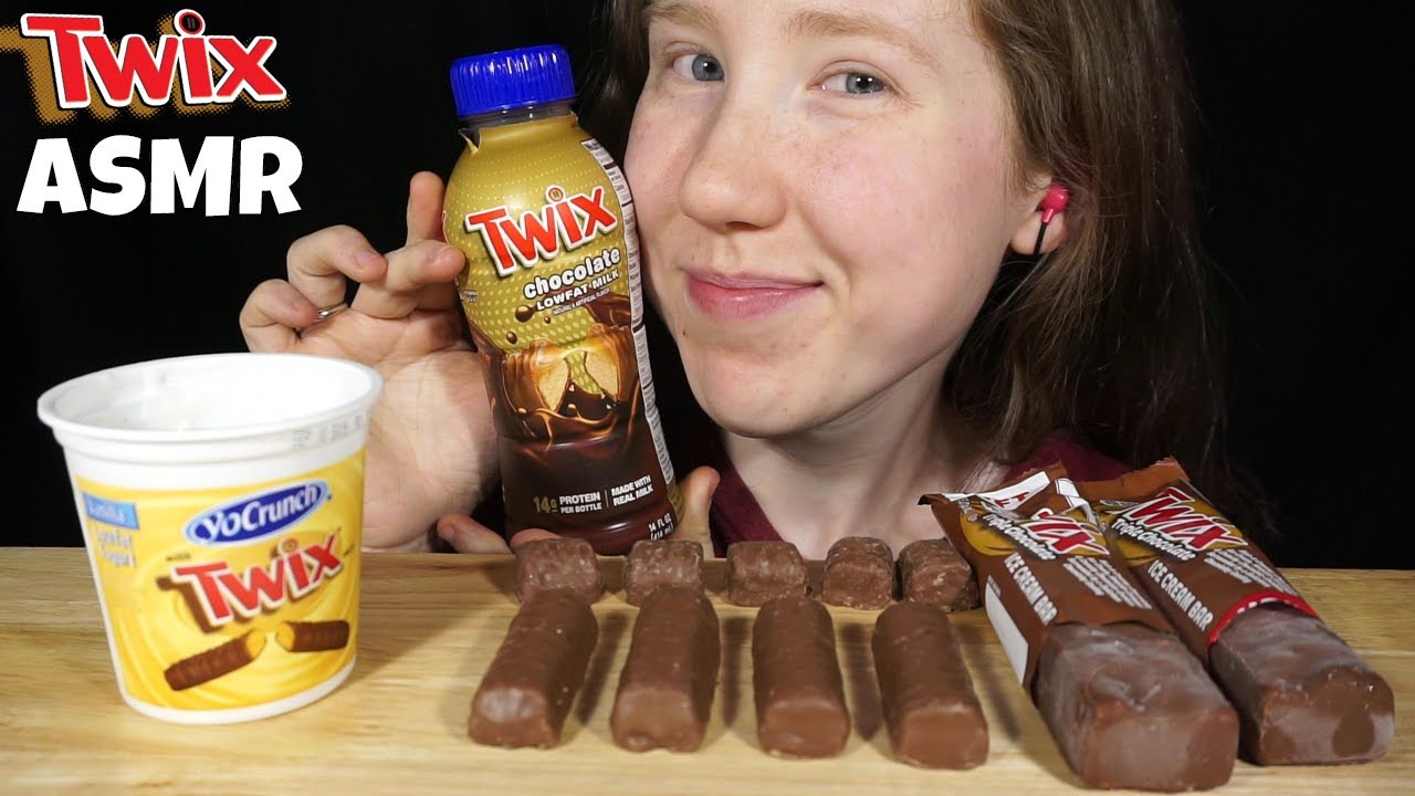 ASMR TWIX CHOCOLATE PARTY MUKBANG (No Talking) EATING SOUNDS