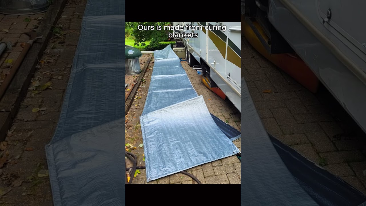 How we made our own RV skirting