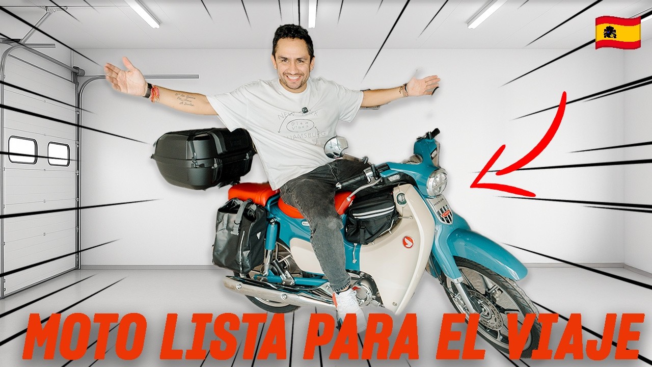 Lista mi moto para darle la vuelta a España 🇪🇸