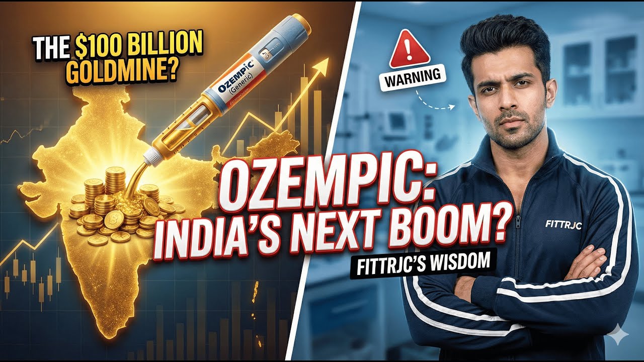 The $100 Billion "Fat" Pill: Can Ozempic Make India Rich? (Summary) | Fittrjc wisdom | Think School