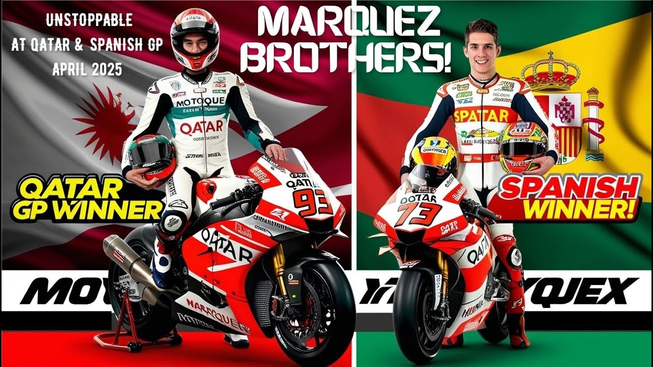 Marquez Brothers Dominate Qatar & Spanish GP 2025 | #motogp #marcmarquez #motogp2025 #nauman_janjua