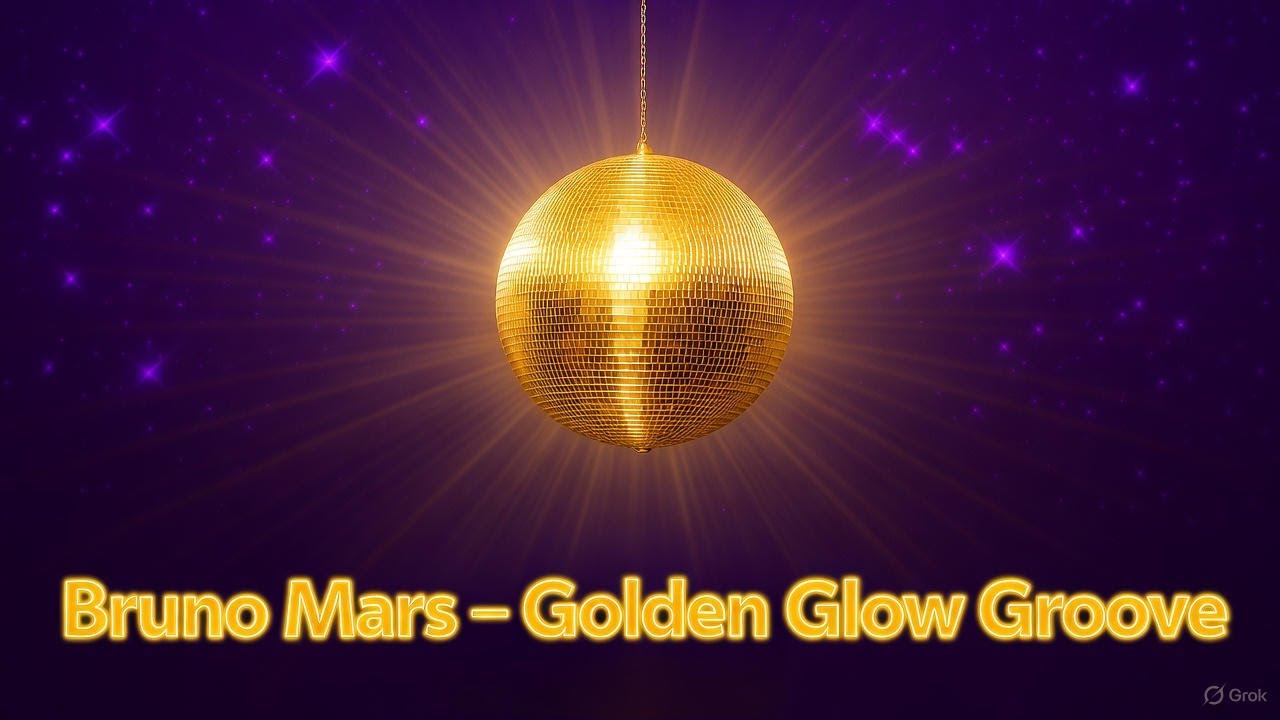 🎶 Bruno Mars &ndash; Golden Glow Groove | A Shimmering Love Under Velvet Skies