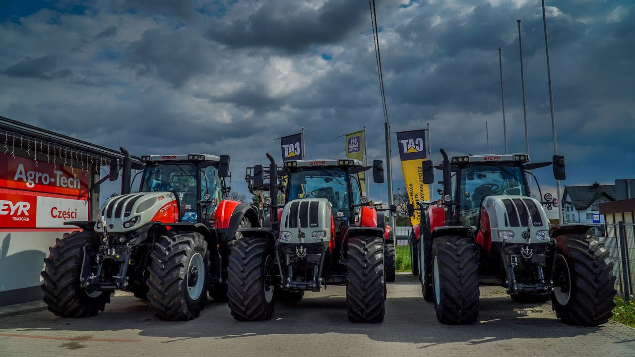 Oferta Oraz Prezentacja Firmy AGRO-TECH Obsza ☆ Steyr ☆ CAT ☆ Amazone ☆ Agrio ☆ Nowośći Marki STEYR☆