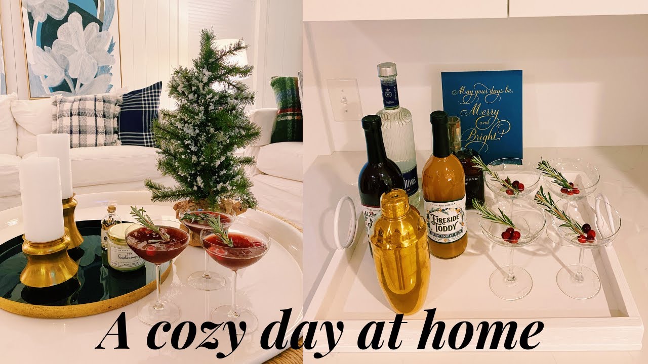 VLOGMAS | Уютный день в нашем домике у озера! Рождественские коктейли и украшения