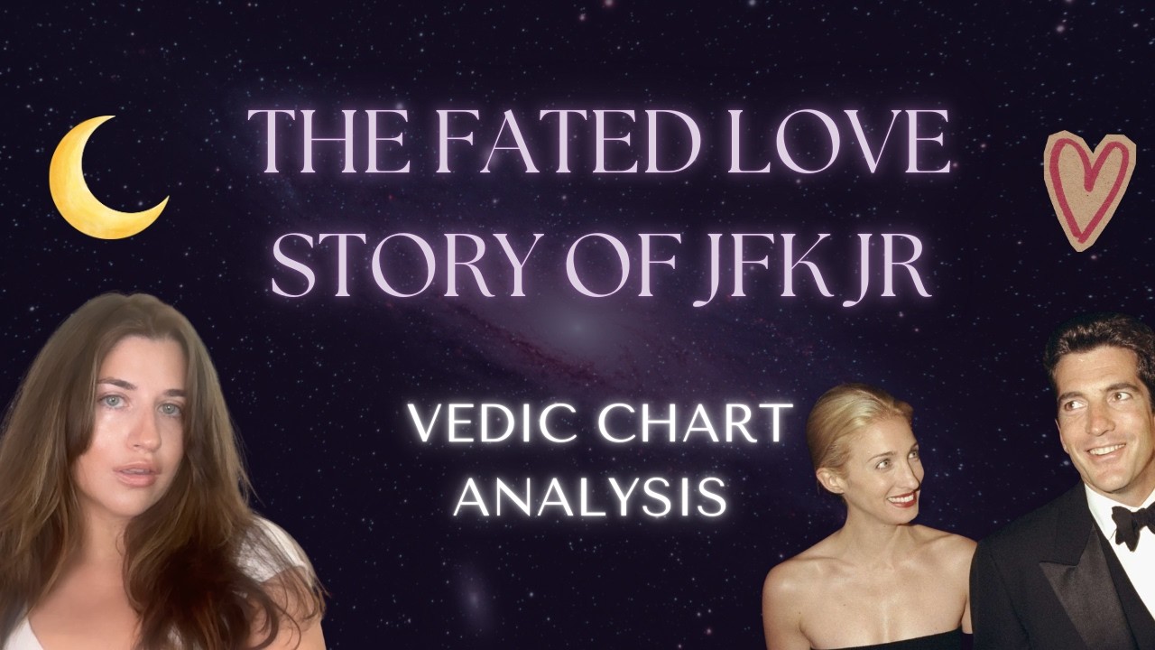 The Astrology Behind JFK JR. & Carolyn’s Tragic Love Story | Rahu & Ketu Explained ♡