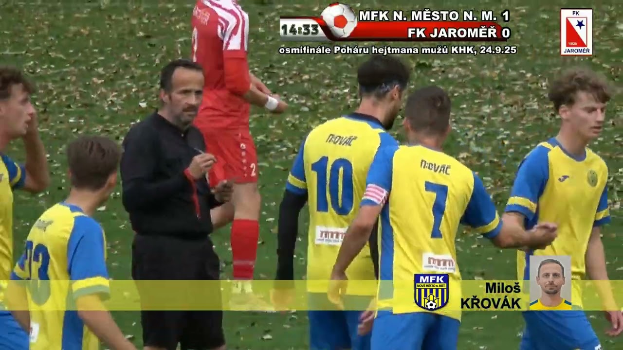 MFK N. Město n. M. - FK Jaroměř, 24.9.2025