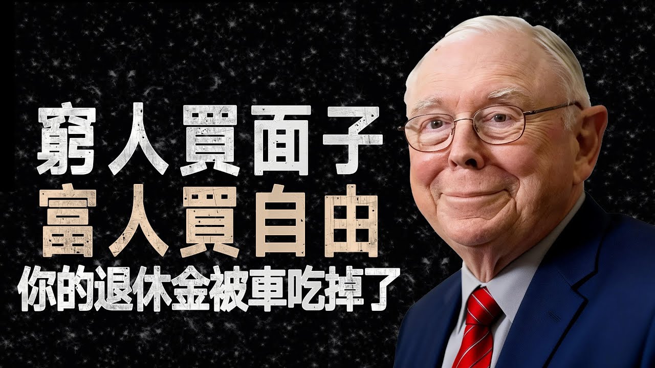 查理·蒙格：為何你的車讓你越來越窮？3個富人絕不犯的愚蠢錯誤 #機會成本 #買車陷阱 #延遲享樂