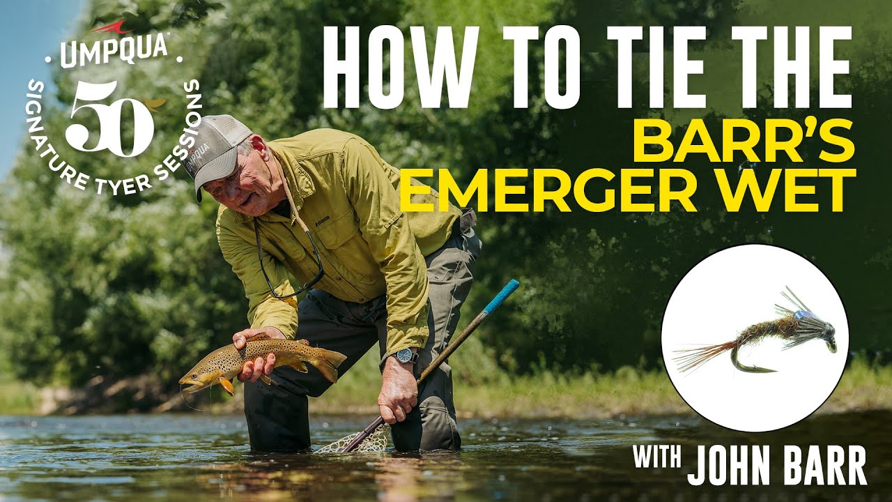 How to tie the Barr’s Emerger with old footage of John Barr himself