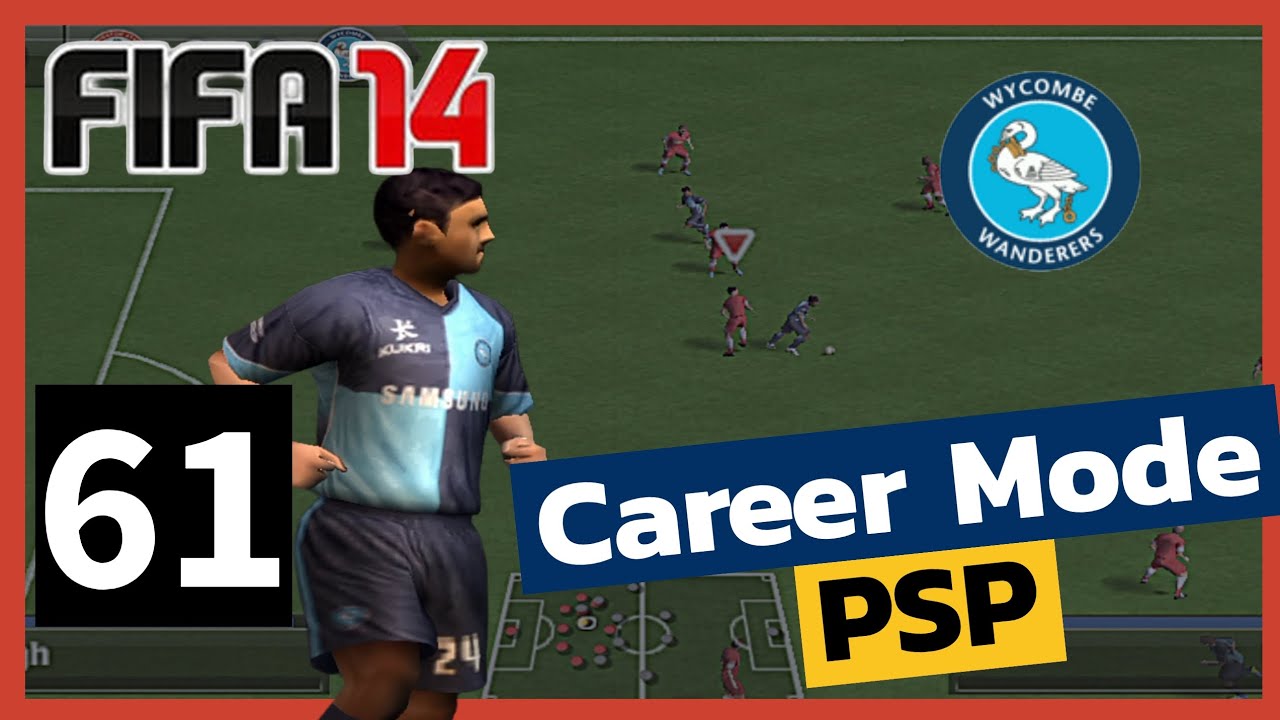 FIFA 14 PSP Career Mode - Wycombe (h) Football League 2 - Part 61