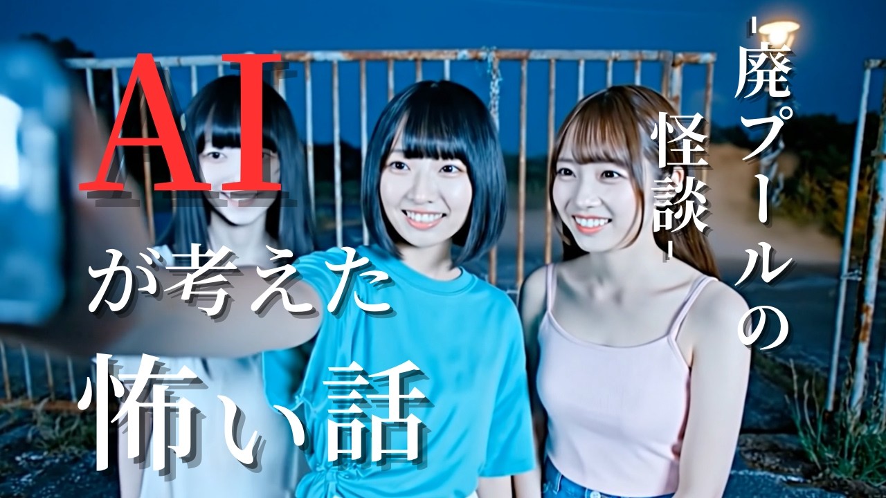 AIが考えた怖い話｜廃プールの怪談編【本編】