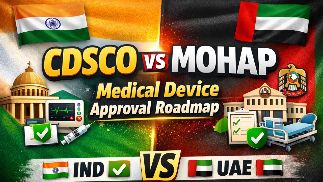 CDSCO vs MOHAP: Medical Device Approval Process Explained (India vs UAE)