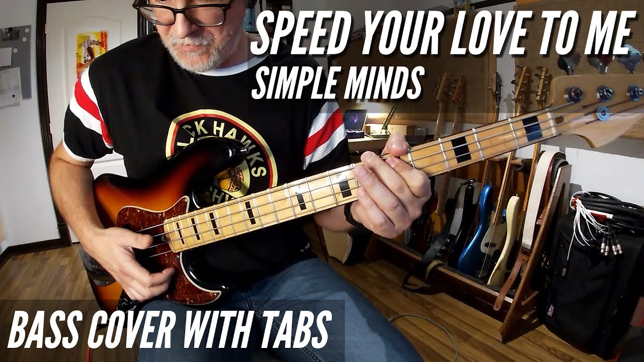 Simple Minds - Speed Your Love To Me - Bass Cover