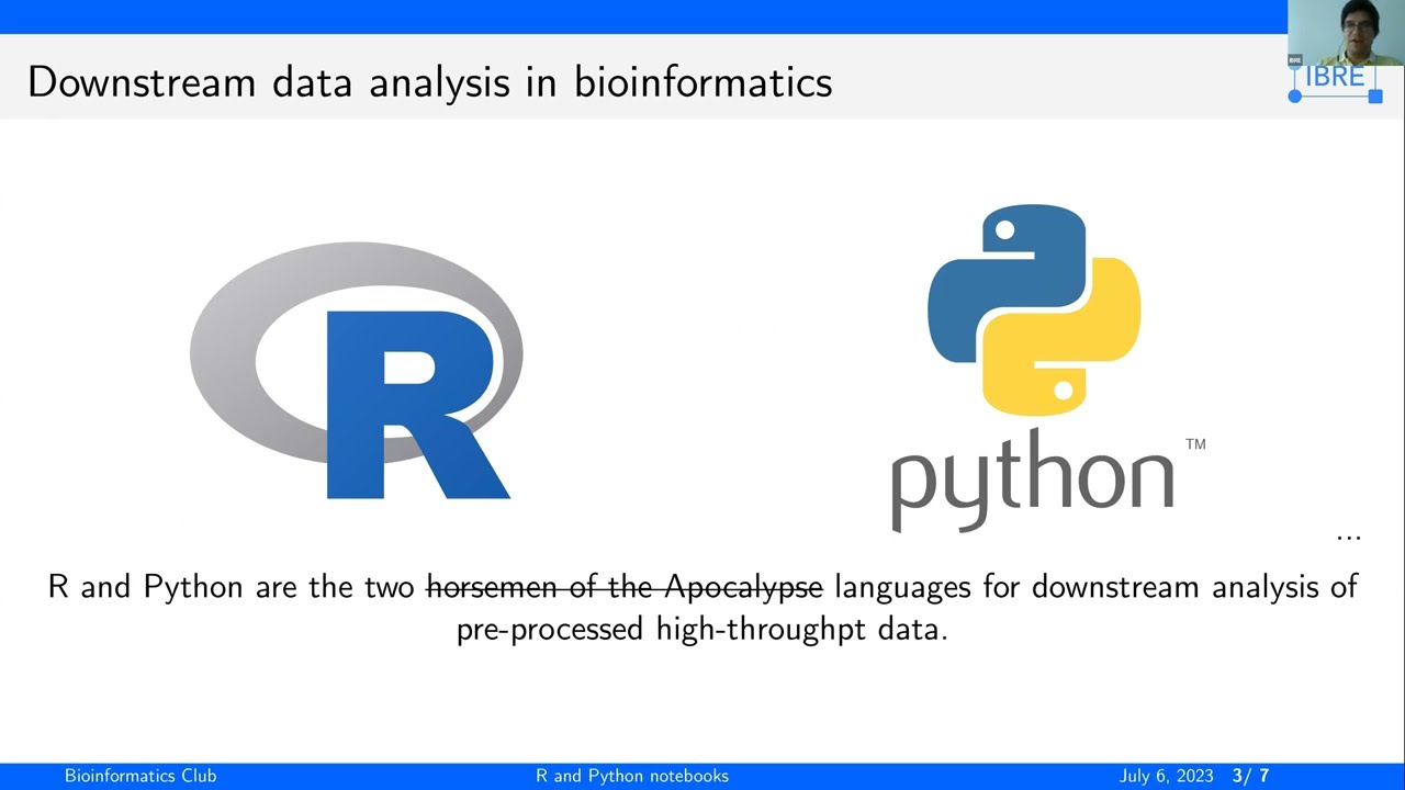 Bioinformatics Club | 6.07 - R Markdown and Jupyter