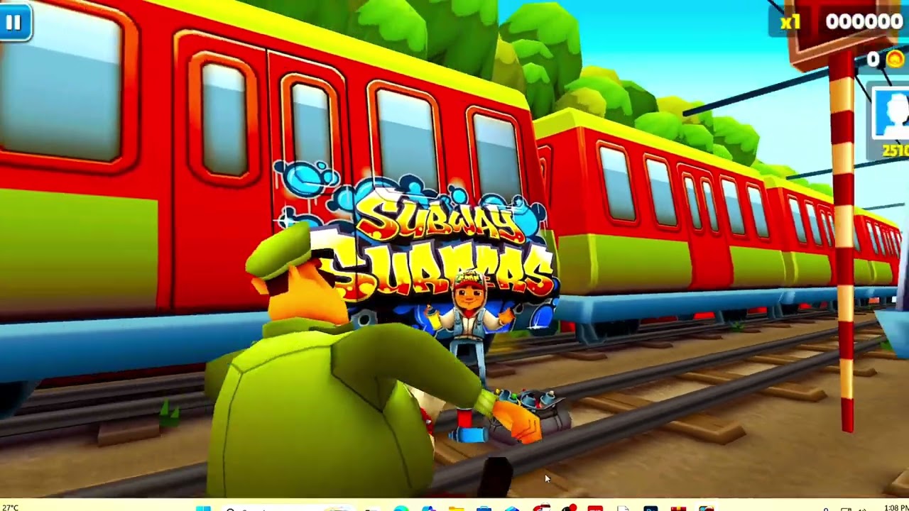 Subway Surfers PC Gameplay 2026 🔥 First Try Ever | Ultra Graphics + High Score + No Lag Gameplay