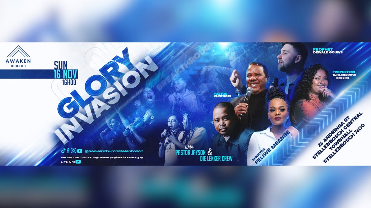 Glory Invasion |Prophet Dewald Gouws | Awaken Church |16 NOVEMBER 2025