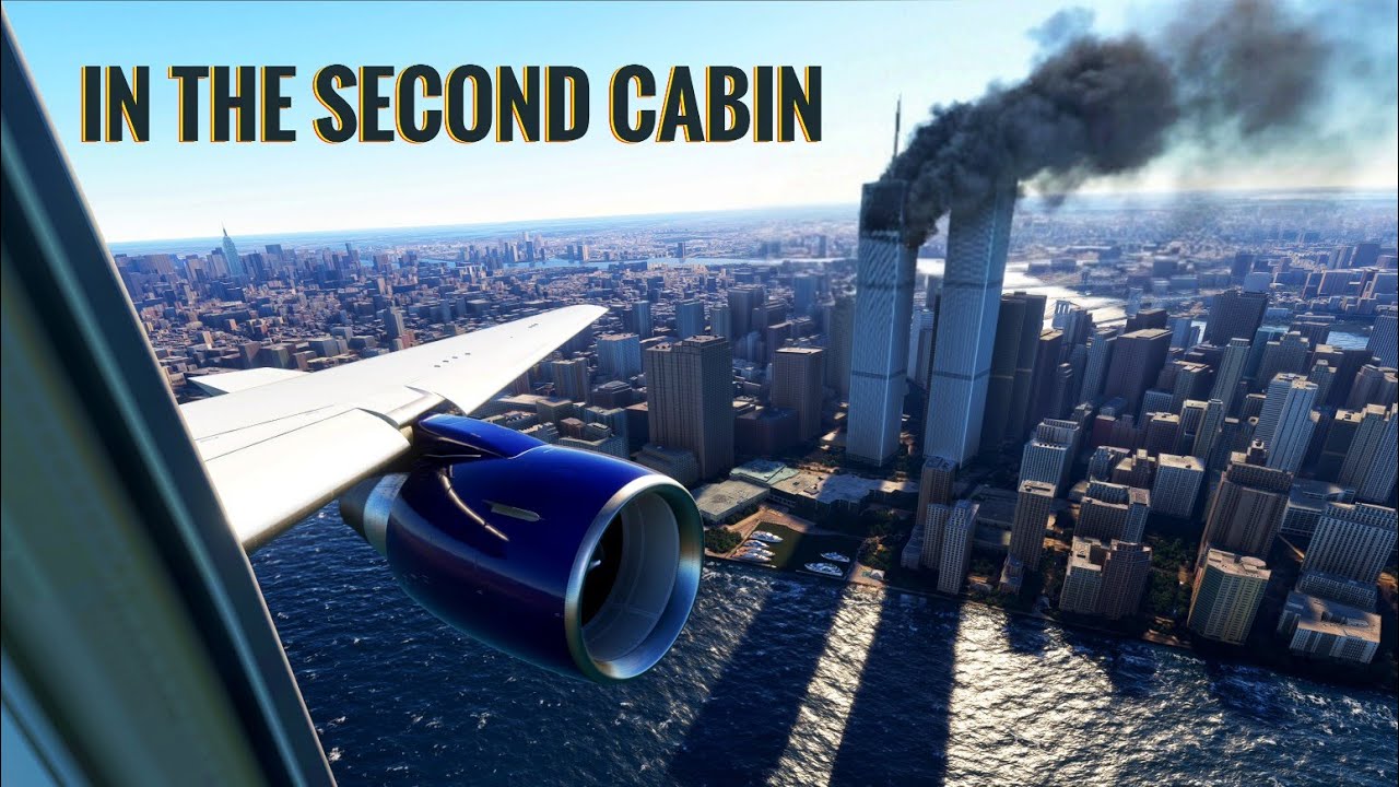 9-11 In The Cabin Reconstruction | The Second Flight | Microsoft Flight Simulator | 4K UHD