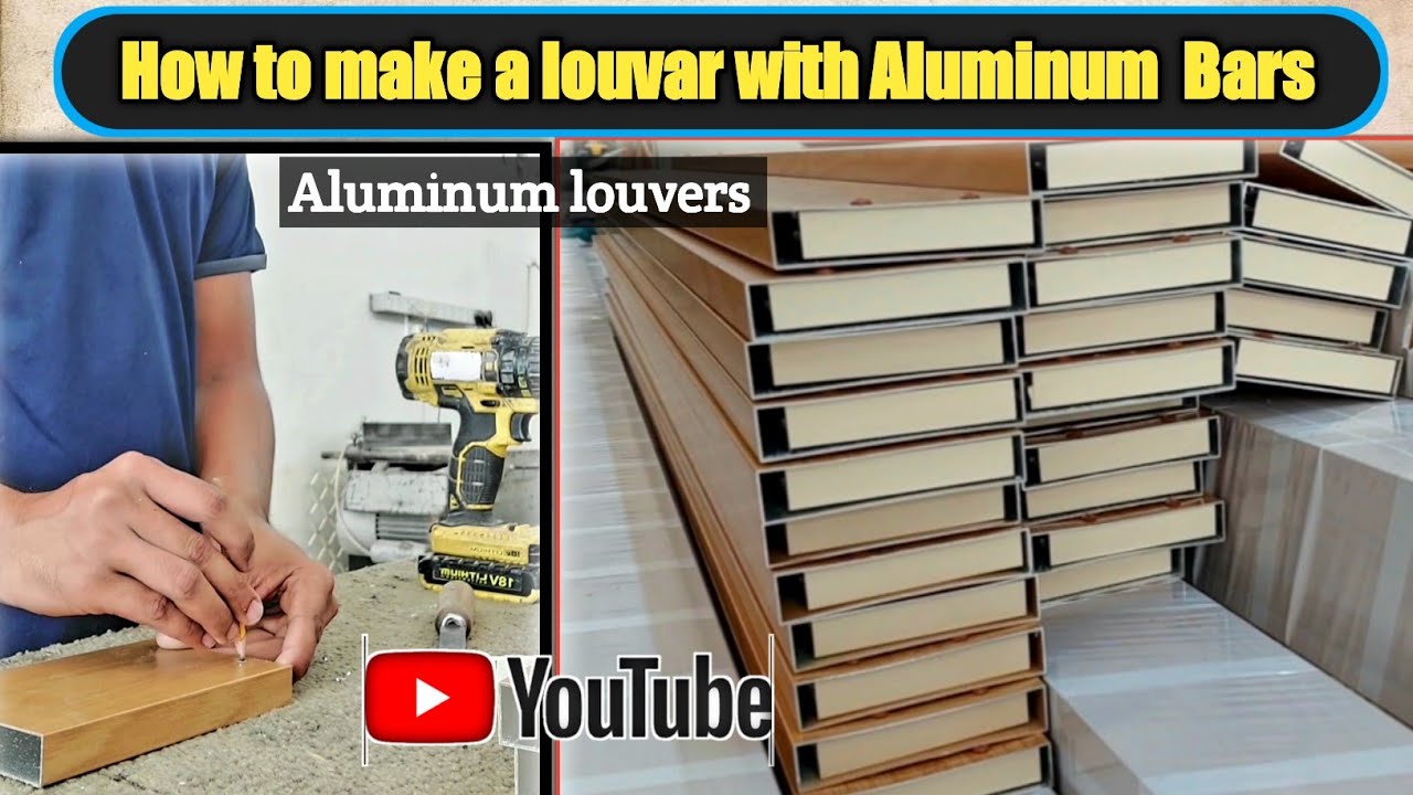 How to Make a Louver with Aluminum Bars (Easiest Way) Aluminum louvers