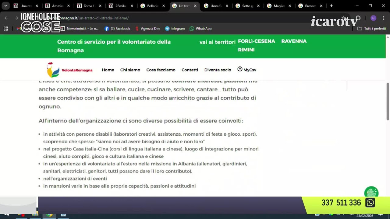 Le notizie di lunedì 23 febbraio 2026