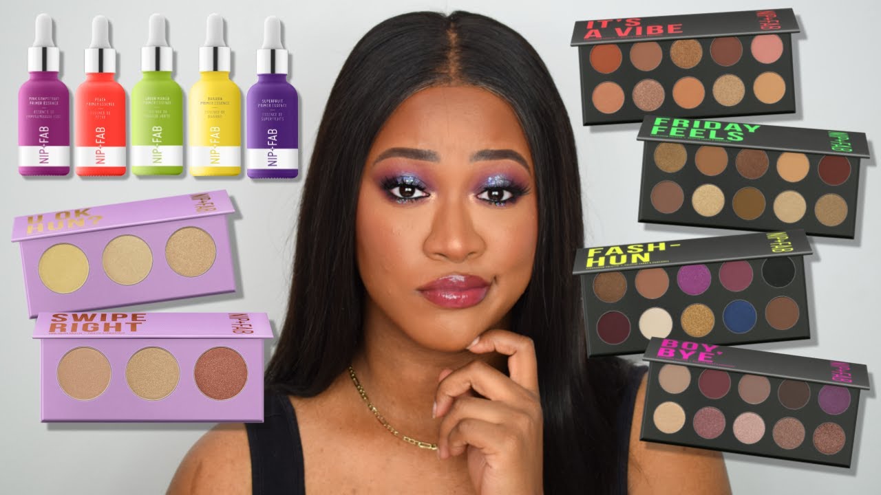 TESTING NEW NIP & FAB PRODUCTS! PALETTES & PRIMER ESSENCES!