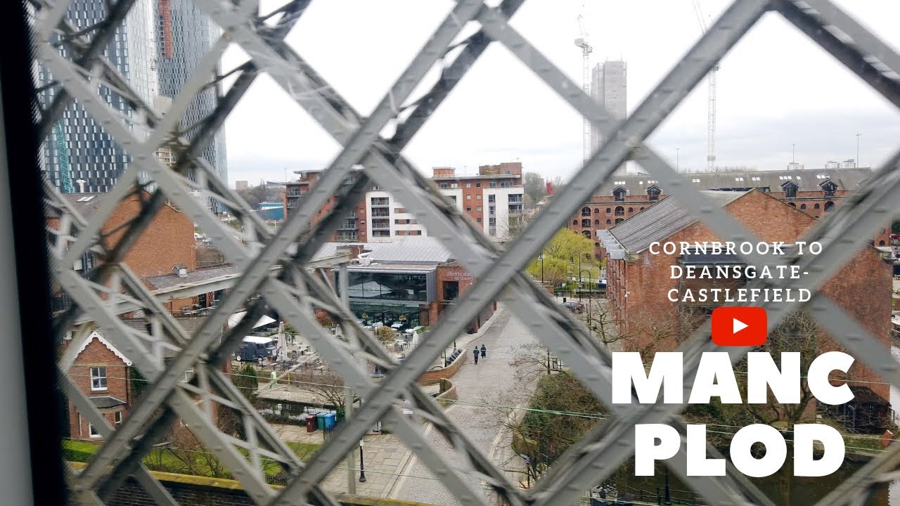Manchester Metrolink from Cornbrook to Deansgate-Castlefield [4K]
