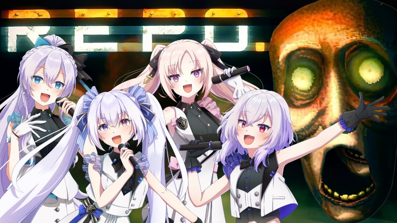【#repo】姉妹4人でホラーゲーム【Vtuber羽天ひより #ひよりch 星降いく 月波ナト 天羽めいこ】
