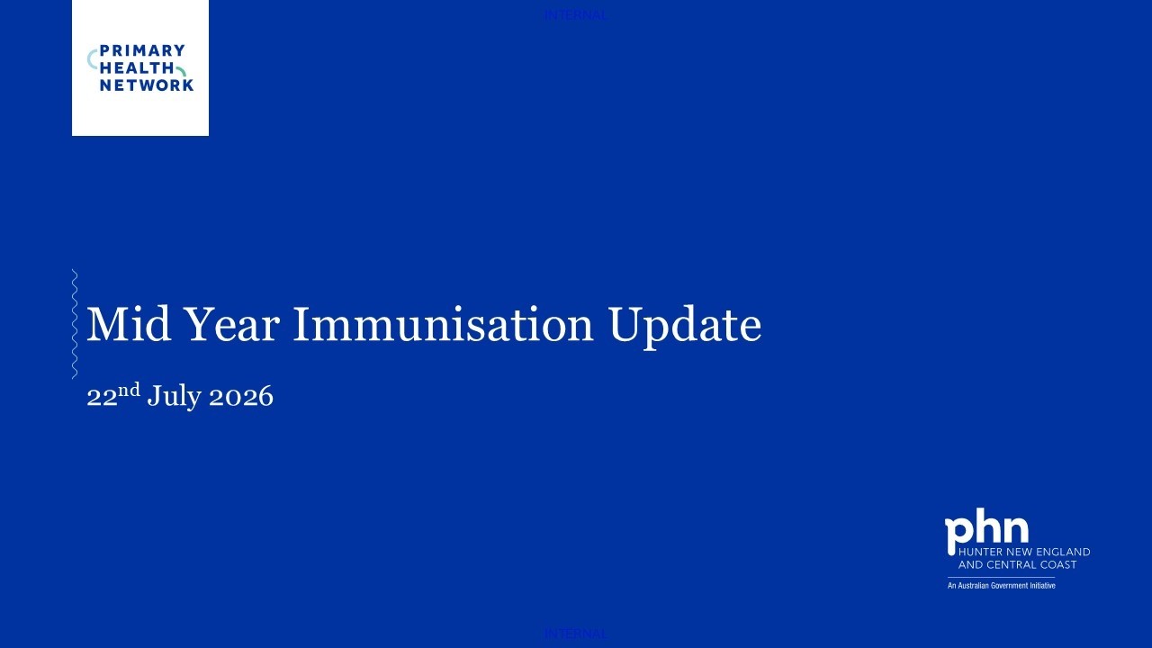 Mid Year Immunisation Update 2026