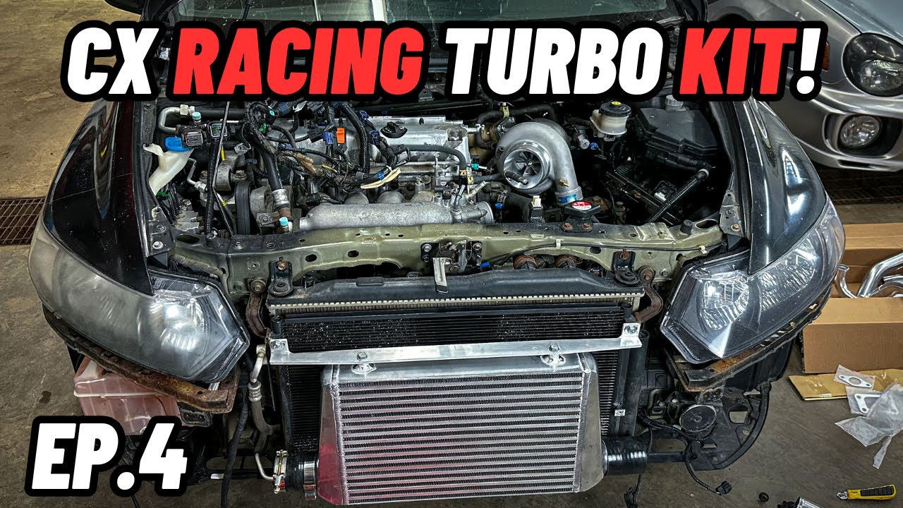 TURBO 8th Gen Honda Civic Build | Ep.4 (CX Racing Turbo Kit)