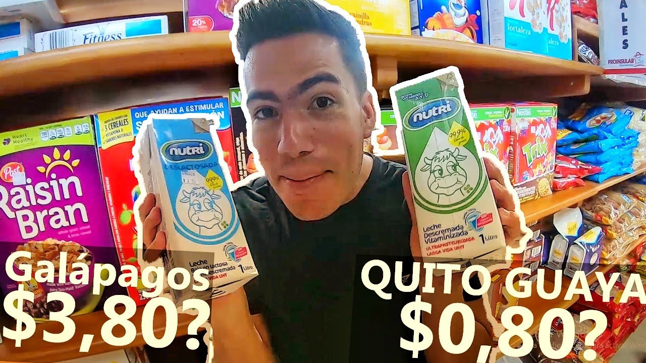 Visitando un SUPERMERCADO en GALÁPAGOS