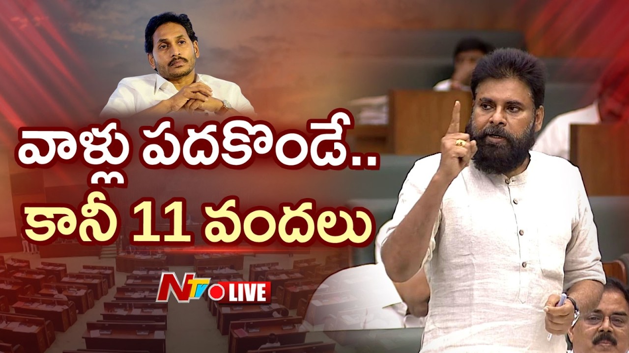 LIVE: వాళ్లు 11 మంది..కానీ 1100 మంది ఉన్నట్టు మాట్లాడతారు | Pawan Kalyan Comments | NTV Telugu