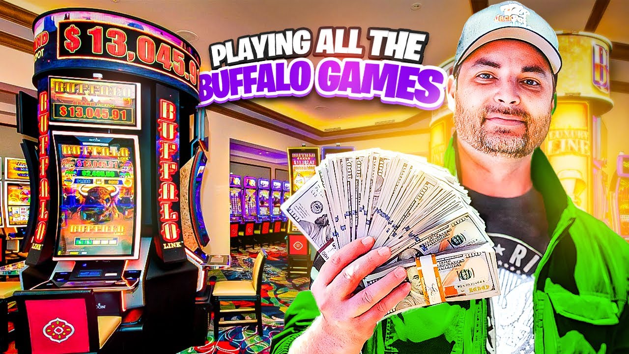 Playing with ONLY $100 on Buffalo Slot Games! (Part 3)