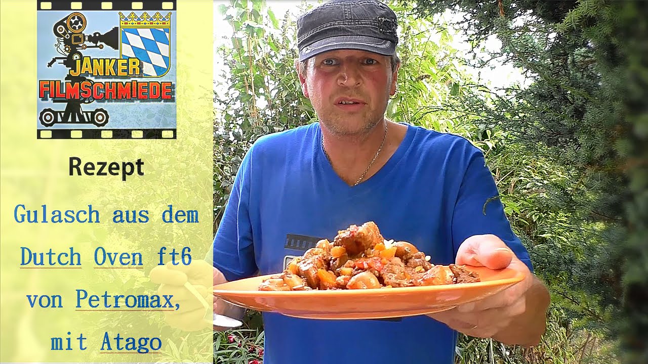 Leckeres Gulasch aus dem &diams; Dutch Oven ft6 von Petromax + Atago