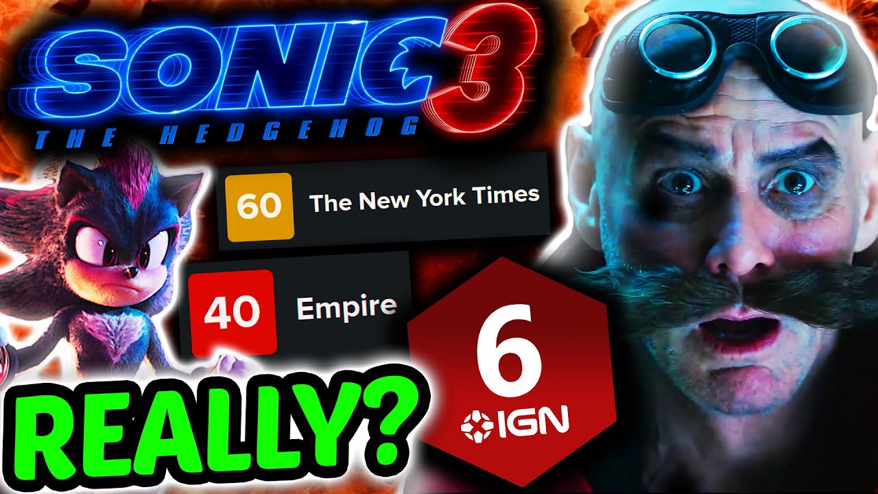 Sonic The Hedgehog 3 хорош? Рецензенты не согласны.