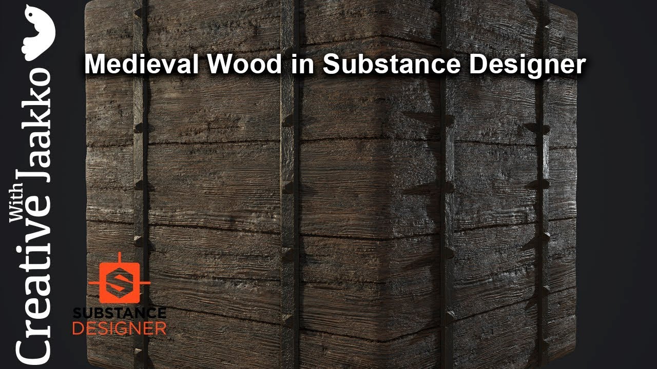Medieval Wood in Substance Designer (also how to set up your Substance)