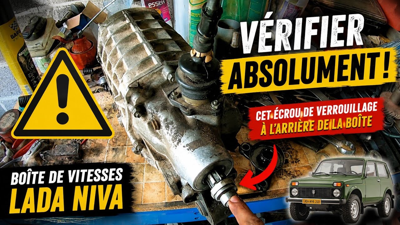 🇷🇺 Lada 🔩 Ecrou de verrouillage: Evitez la casse de votre boîte de vitesses 🛠