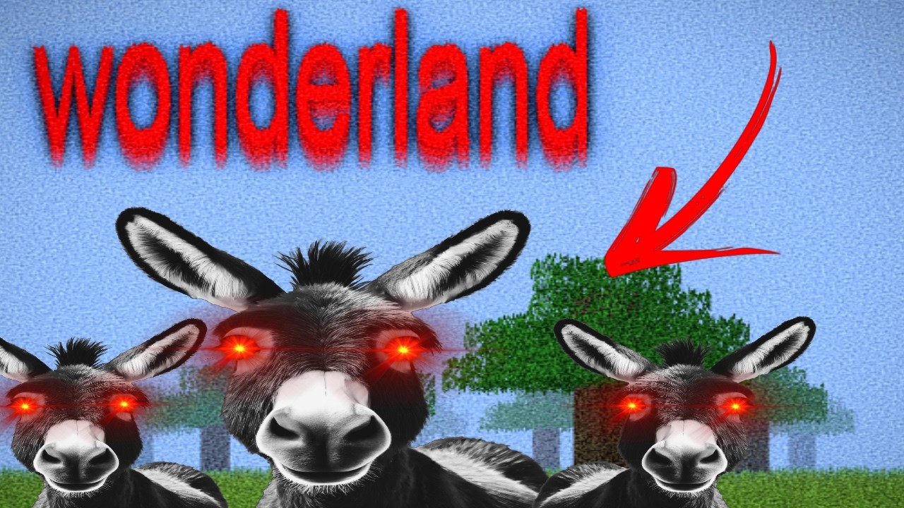 3 burros a tentarem jogar wonderland.jar