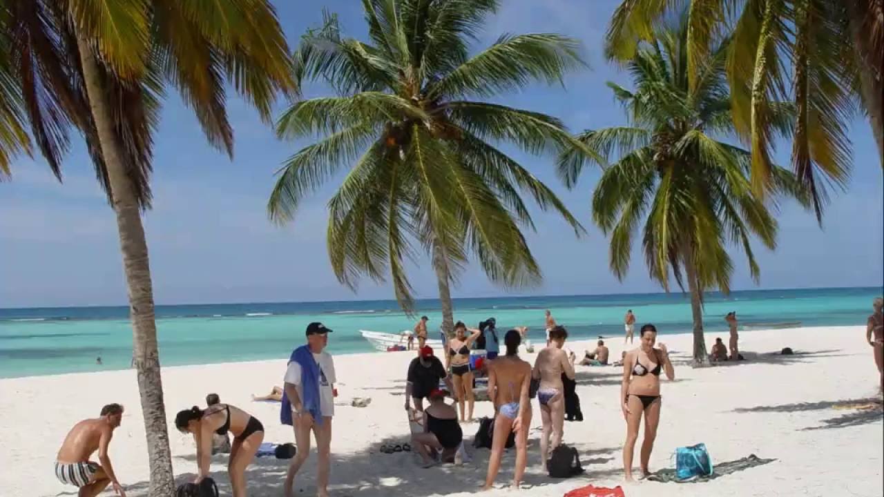 Trauminsel Saona in der Karibik..