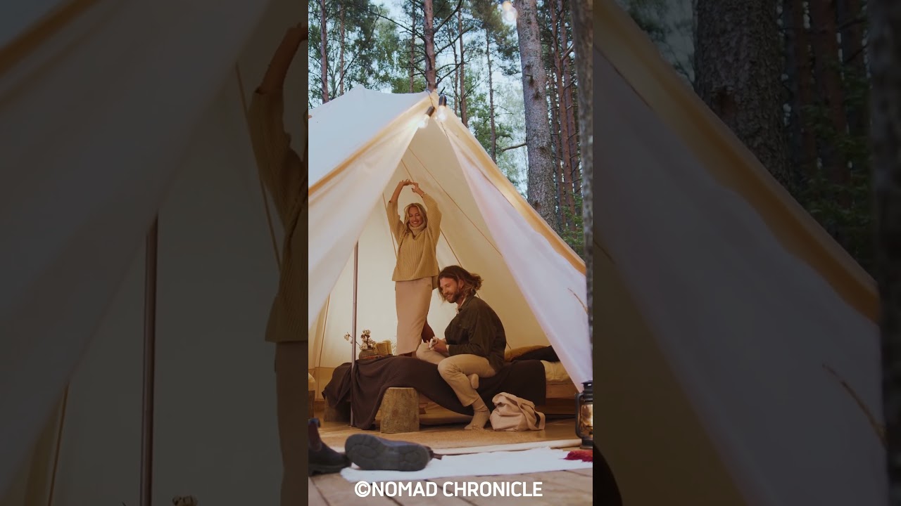 Camping but make it aesthetic #travelvibes #nomadchronicle