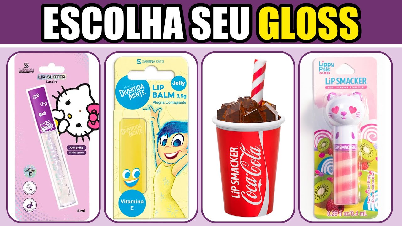 O Desafio da Cole&ccedil;&atilde;o de Gloss! 💖 Monte o Kit Mais Incr&iacute;vel!💄✨