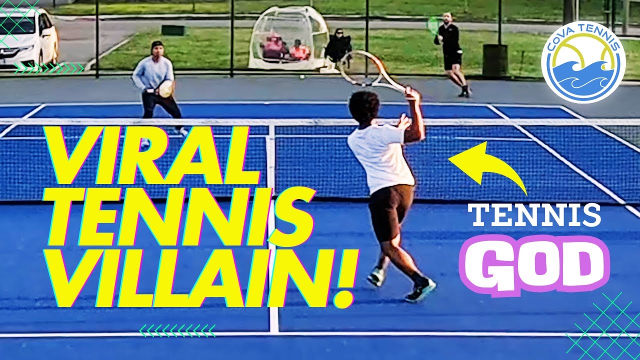 4.5 Match vs Tennis God The Most Controversial Tennis Content Creator | USTA Rated 4.5 Mens League