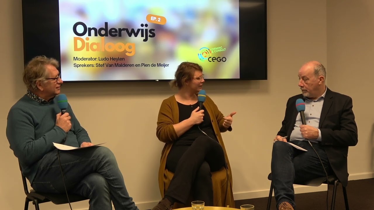 CEGO Onderwijsdialoog 2 met Stef Van Malderen en Pien de Meijer