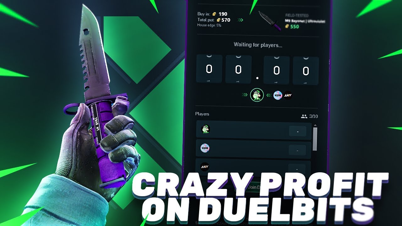 CRAZY PROFIT ON DUELBITS WITH WATCHGAMESTV