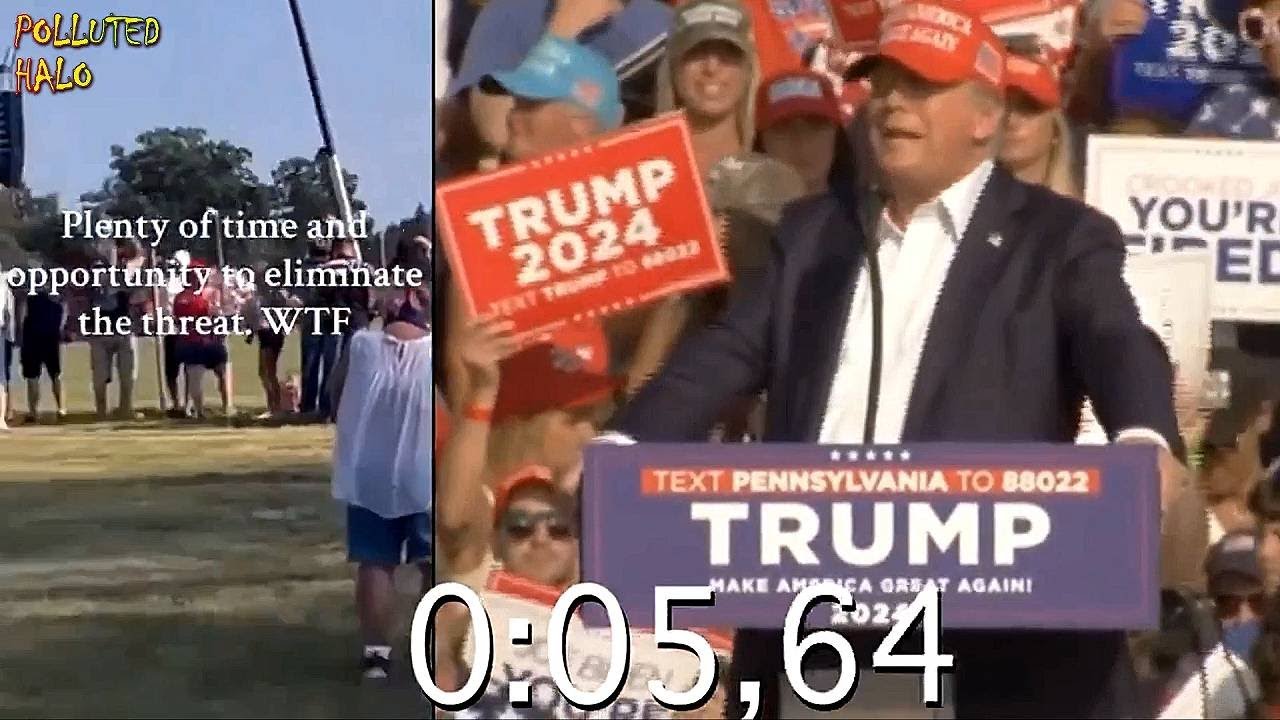 Real Time Assassination Attempt on Donald Trump from Different Angles