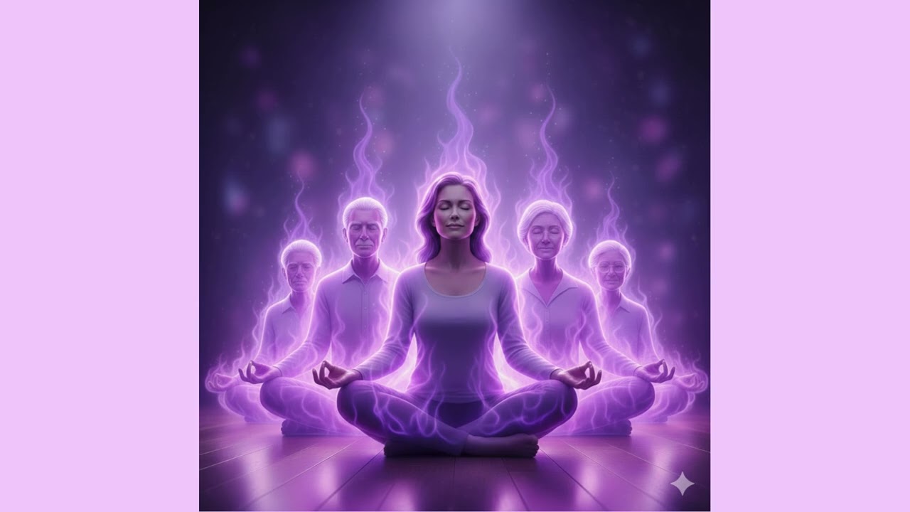 40 DIAS EN LA LLAMA VIOLETA: LIBERANDO AL CLAN FAMILIAR HACIA LA SALUD PERFECTA ✨💜🪷